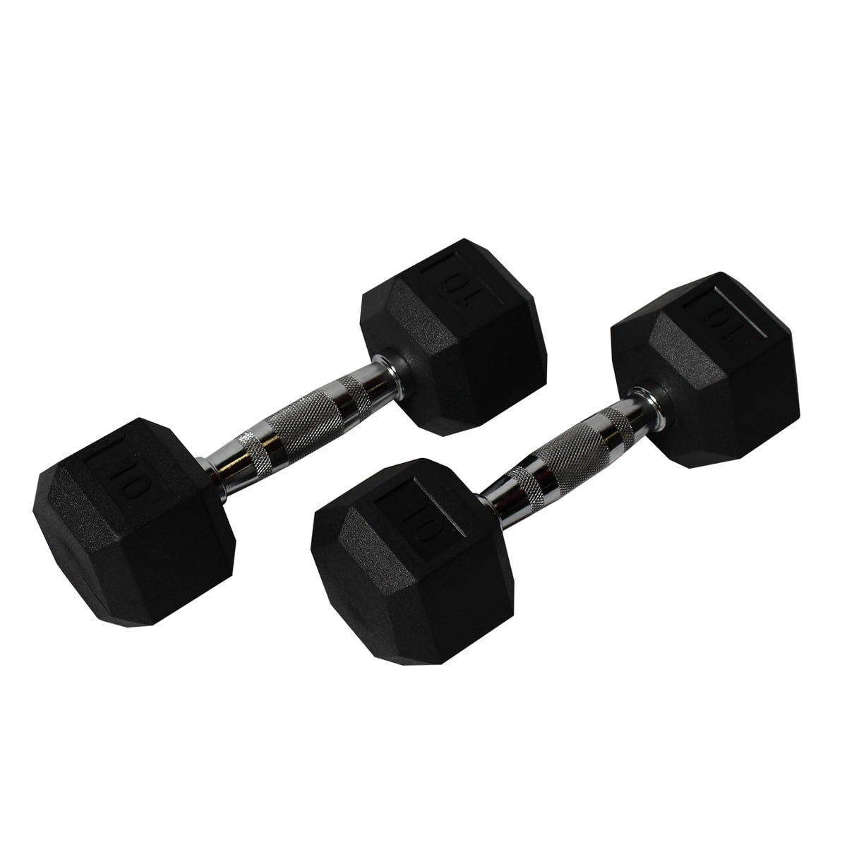 Fitness Republic Hex Dumbbells 10 lbs Set (Hand Weights)