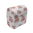 thumbnail image 1 of Fox Stand Mixer Cover, Inspirations in Hand Drawn Forest Animal Pattern with Dotted Background, Kitchen Appliance Organizer Bag Cover with Pockets, 5 Quarts, Coral Seafoam Black, by Ambesonne, 1 of 4