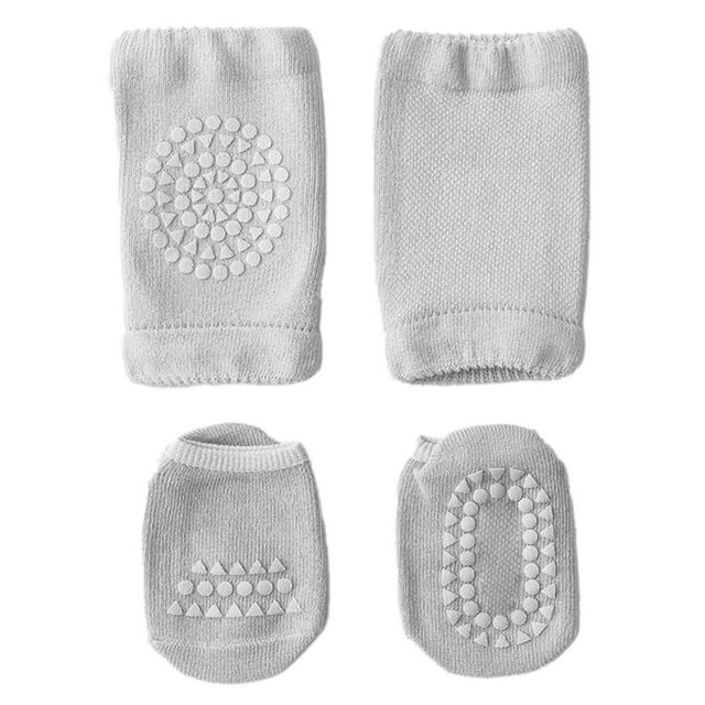 JUEGO DE CALCETINES CON RODILLAS PARE BEBÉ, ANTRIDSLIZANTES Y COMODOS, MATERIOS DE PRIMERA, BUENA PROTECCIÓN, OPCIÓN Ideal para gatear y caminar
