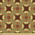 thumbnail image 2 of Ambesonne Vintage Fabric by the Yard Upholstery, Rhythmic Classic Ornaments, 10 Yards, Burgundy Multicolor, 2 of 5