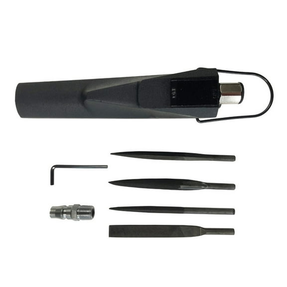 Air File With 4 Kinds Of Files, 3700rpm Multi-function Pneumatic Reciprocating Body Air File Air Powered Mini Tool ,Versatile