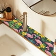 thumbnail image 2 of Yayeee Faucet Mat for Kitchen Sink 30" Diatomite Long Splash Guard Pad, Flamingo Pattern, 2 Pack, 2 of 7