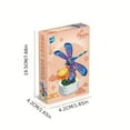 thumbnail image 2 of Immortal Flower Butterfly Dragonfly Building Blocks, Creative Educational Toy Set, Birthday Gift For Toddlers, 2 of 4