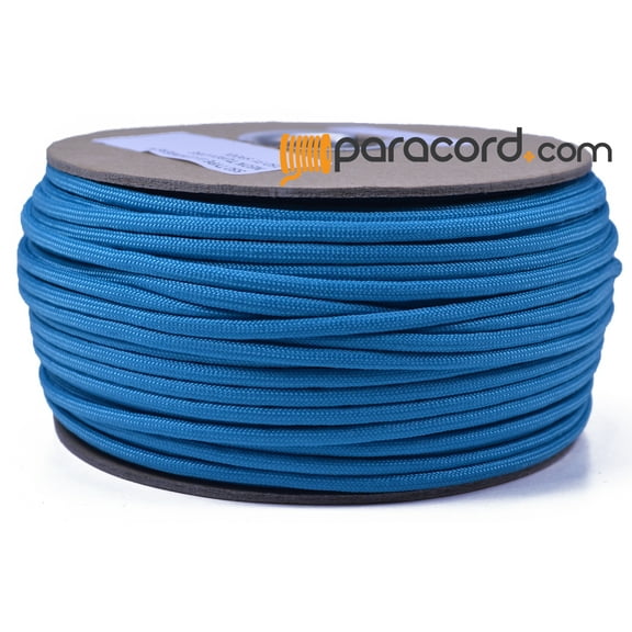 Bored Paracord Brand 550 Type III Paracord - Neon Turquoise - 250 Feet Spool