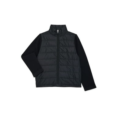 Athletic Works Girl's Hybrid Quilted Jacket, Sizes 4-18