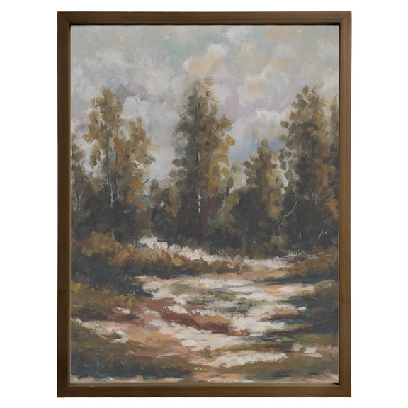 Creative Products Warm Toned Treescape 18 x 24 Brown Framed Print