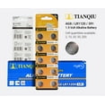 thumbnail image 3 of Tianqiu LR1120 AG8 391A LR1120H 1.5V Alkaline Coin Cell Batteries (2 Batteries), 3 of 10