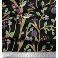 thumbnail image 3 of Soimoi Cotton Duck Fabric Dry Tree,Leaves & Flower Panel Printed Fabric 1 Yard 42 Inch Wide, 3 of 3
