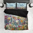 thumbnail image 2 of Jardín floral de polinizadores - Juego de cama personalizado de jardinería, 2 of 5