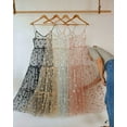 thumbnail image 4 of Summer Womens Cover Up Sleeveless Strappy Star Print Lace Mesh Beach Dress, 4 of 4