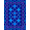 Blue Pink, Pattern 3, variant on ODIKA 2'x3' Washable Accent Rug Pet Friendly, Bedside Mat Honeycomb Grid Geometric Plaid Border Minimalist Abstract Hexagon Refined for Bedroom, Nursery, RV