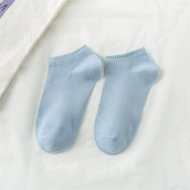 Calcetines náuticos para mujer, calcetines de algodón para mujer, calcetines finos de primavera y verano para mujer, calcetines de color liso, calcetines náuticos de boca baja para mujer