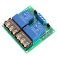 thumbnail image 1 of 2-Channel DC 5V 30A Relay Board Module Optocoupler Isolation High/Low Trigger, 1 of 7