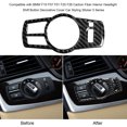 thumbnail image 4 of Car Accessories,F07 F01 F25 Car Sticker 5 F10 F07 F01 Cover Car Sticker Button Decorative Cover Interior Button F01 F25 F26 Fiber Interior Button Sticker Decorative Cover Car Sticker Bmw 5, 4 of 6
