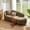 Green, variant on Christopher Knight Home Modern Boucle Chaise Lounge Sofa with 3 Seats, Solid Wood Frame, White