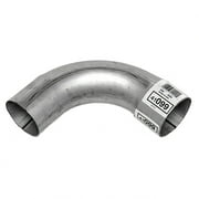Walker Exhaust Exhaust Elbow - Bend degree: 90 deg. - Bend radius: 5" - Overall Length: 13.125" - Inlet Diameter: 2.75" - Outlet Diameter: 2.75" - Aluminum Finish, 1 each, sold by each