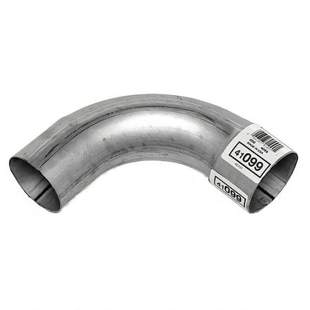 Walker Exhaust Exhaust Elbow - Bend degree: 90 deg. - Bend radius: 5" - Overall Length: 13.125" - Inlet Diameter: 2.75" - Outlet Diameter: 2.75" - Aluminum Finish, 1 each, sold by each