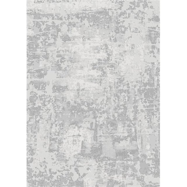 Mayberry Rug VO3166 5X8 Tapis de Voyage Lunaire 5 Pi. 3 Po. x 7 Pi. 3 Po., Gris