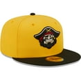thumbnail image 3 of Men's New Era Yellow Bradenton Marauders Authentic Collection 59FIFTY Fitted Hat, 3 of 6