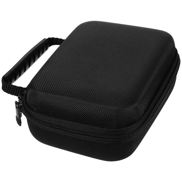 MOVTOTOP Black EVA Oxford Cloth Storage Case with DIY Grid Design for Small Camera and Accessories 6.3 Inches