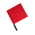 thumbnail image 3 of 4 Pcs Drapeaux d'Arbitre pour Événements sur Piste et sur le Terrain en Acier Inoxydable (Rouge), 3 of 3