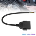 thumbnail image 4 of Obd2 Cable Adapter Obd2 16pin Cable Obd2 Diagnostic Adapter OBD2 Plug Adapter 16Pin Male Cable Connector Diagnostic Tool Fitting For  Extension 30cm, 4 of 8