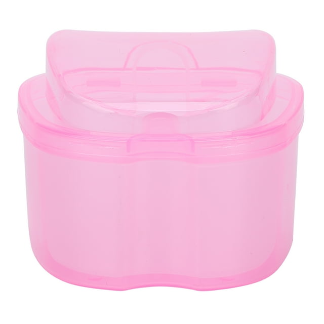 Oubit Denture Bath Box,Denture Bath Case Box Denture Holder Denture Case Highly Versatile