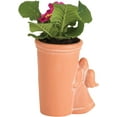 thumbnail image 3 of Thought Of You Burnt Orange Angel 4.25 x 5 Resin Decorative Outdoor Standing Planter Pot, 3 of 6