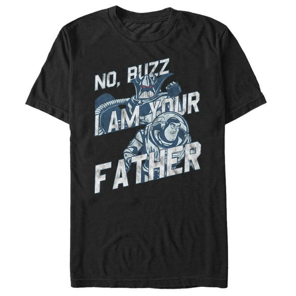Men's Toy Story Zurg Buzz I am Your Father Graphic Tee Black X Large