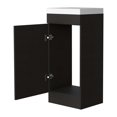 thumbnail image 6 of Homestock Southwestern Style Bathroom Vanity with Metal Handle, Sink, and Single Door Cabinet, 15.74" x 12.99" x 34.64", Black, 6 of 9