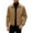 Khaki(mens jackets), variant on GuangCheng George Mens Textured Wool Blend Jackets,Button Up,Casual Coat with Collared Neckline,Gray,2XL