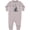 AC-Heather Grey, variant on Inktastic Curious Rhinos Baby Fleece Romper
