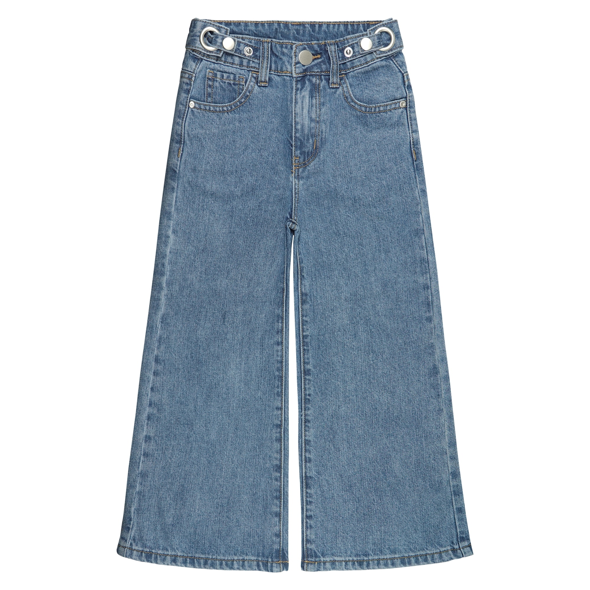 KIDSCOOL SPACE Girls Flare Jeans Little Girl Bell Bottom Summer Denim Pants Walmart