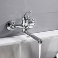 thumbnail image 1 of Kitchen Faucets Chrome Kitchen Faucet Pull Out Sprayer Swivel Spout Single Hole Sink Mixer Tap, 1 of 9