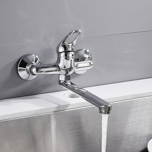 Kitchen Faucets Chrome Kitchen Faucet Pull Out Sprayer Swivel Spout Single Hole Sink Mixer Tap