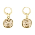 thumbnail image 1 of Arete para Mujer con Cristal Swarovski  en Forma de Cuadrado – Bañado en Oro 14k– Arete Elegante y Brillante, Aretes de Mujer de Moda– Joyería para Mujer de Moda– Regalo especial Ortiz Espinosa Temporada, 1 of 3