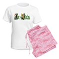 thumbnail image 6 of CafePress - County Clare (Gaelic) Women's Light Pajamas - Women's Short Sleeve Print T-Shirt and Pants Light Cotton Pajama Set, 6 of 7