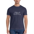 thumbnail image 1 of Abbott-Camiseta clásica para hombre camisa básica de cuello redondo lisa de gran tamaño, 1 of 6