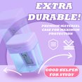 thumbnail image 5 of CCOCC 4Pcs Pencil Sharpener Manual,Manual Model Pencil Sharpener with Cover,Single Hole Flip Lid Bucket Design Pencil Sharpener,Mix, 5 of 7