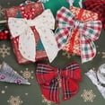 thumbnail image 4 of Dalrosia 8PCS Christmas hair bows - Christmas bows for Girls Cotton Linen Red and Black Plaid Hair Bows for Toddlers Girls Christmas Hair Accessories, 4 of 4
