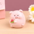thumbnail image 1 of Adorno Pig You Happy Muñeco cerdito adorable Artesanía en micro resina Estudiante, 1 of 4