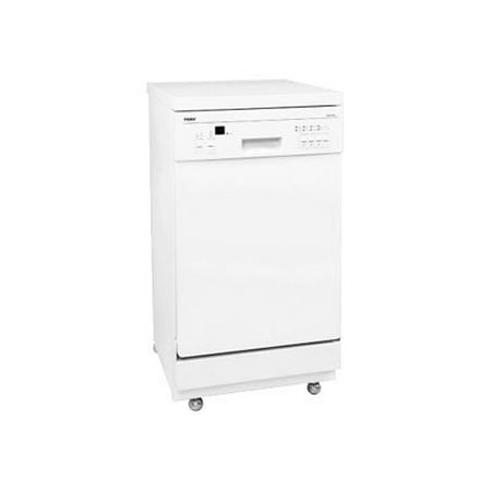 Haier HDP18PA - Dishwasher - width: 17.5 in - depth: 19.6 in - height: 21.3 in - white