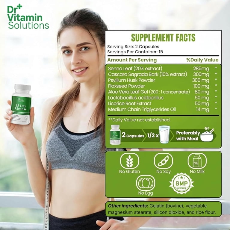 Life Vitality, Gut Cleanse Capsules, 15 Day, 30 Count - Walmart.com
