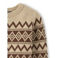 thumbnail image 2 of The Children's Place Baby & Toddler Boys Long Sleeve Fairisle Sweater, Sizes 6M-5T, 2 of 3