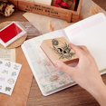 thumbnail image 4 of 1 Set Wooden Rubber Stamp Skull Flower Decorative Wood Stamps Vintage Wood Mounted Rubber Stamps for Card Making DIY Art Crafts Scrapbooking Journal Diary Letter Planner, 4 of 6