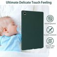 thumbnail image 5 of For Samsung Galaxy Tab A7 Lite / T220 Oil Spray Skin-friendly TPU Tablet Case, 5 of 5