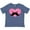 Indigo, variant on Inktastic Kawaii Mustache Heart Girls Toddler T-Shirt