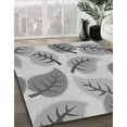 thumbnail image 3 of Ahgly Company Machine Washable Indoor Rectangle Transitional Platinum Gray Area Rugs, 4' x 6', 3 of 7
