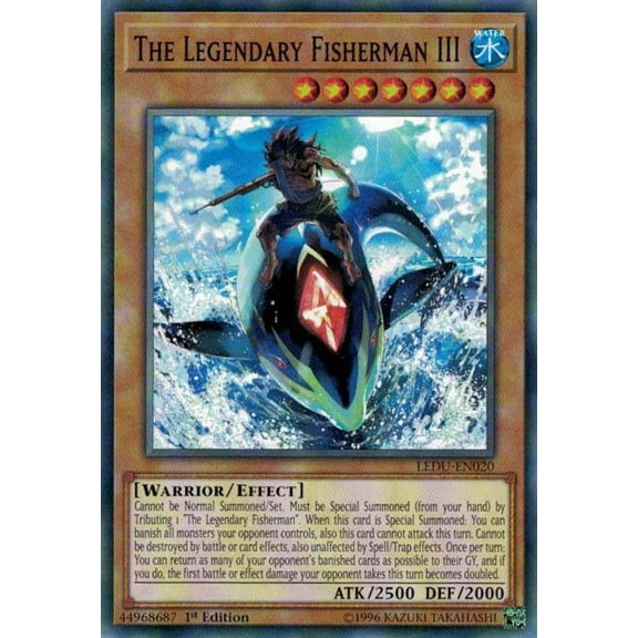 YuGiOh Legendary Duelists Common The Legendary Fisherman III LEDU-EN020