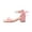 RD2, variant on Girls Dress Shoes Low Heels Sandals Bow Pearl Ankle Strap Flower Girl Wedding Party Shoes Flower Girl Shoes 9.5-10 Years